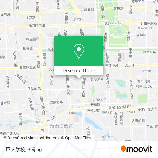 巨人学校 map