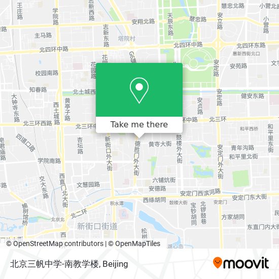 北京三帆中学-南教学楼 map