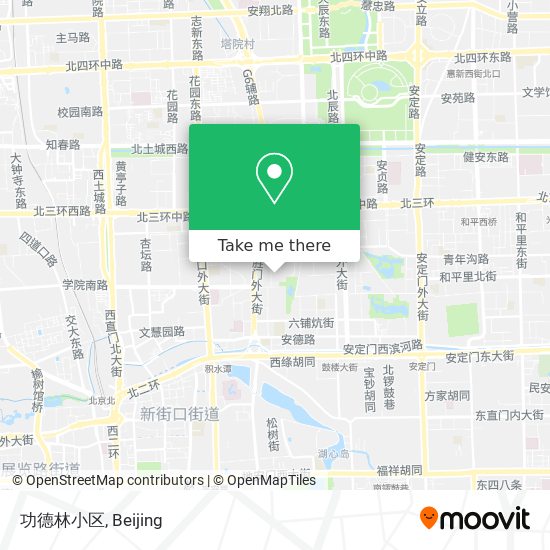 功德林小区 map
