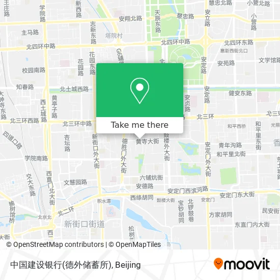 中国建设银行(德外储蓄所) map