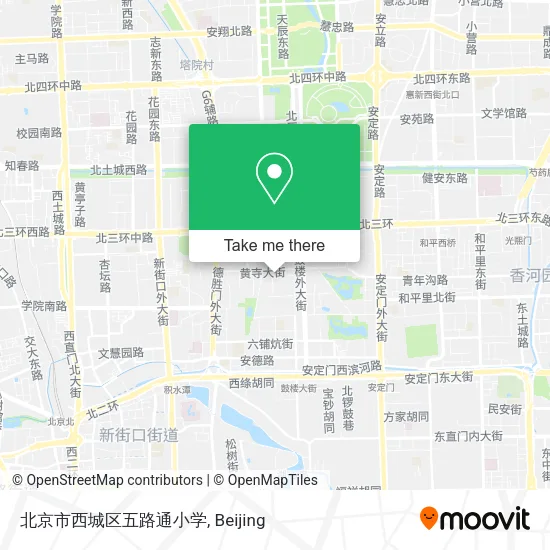 北京市西城区五路通小学 map