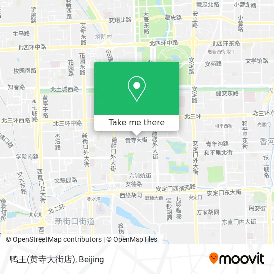 鸭王(黄寺大街店) map