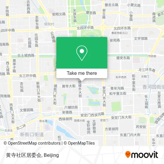 黄寺社区居委会 map