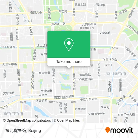 东北虎餐馆 map