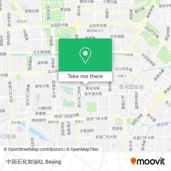 中国石化加油站 map