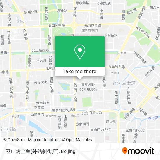 巫山烤全鱼(外馆斜街店) map