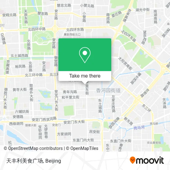 天丰利美食广场 map