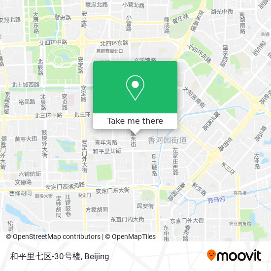 和平里七区-30号楼 map