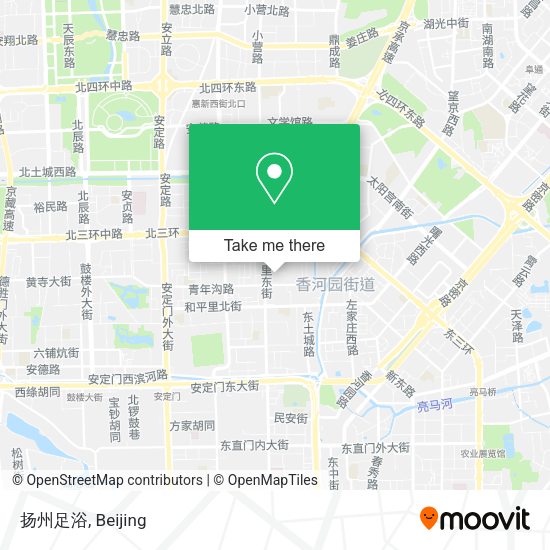 扬州足浴 map