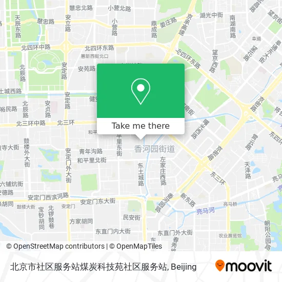 北京市社区服务站煤炭科技苑社区服务站 map