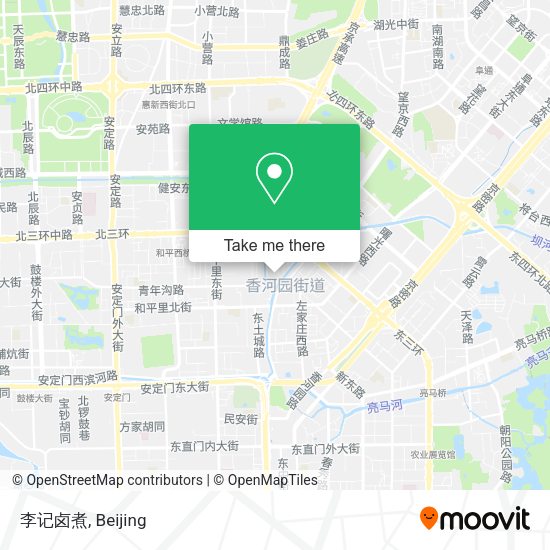 李记卤煮 map