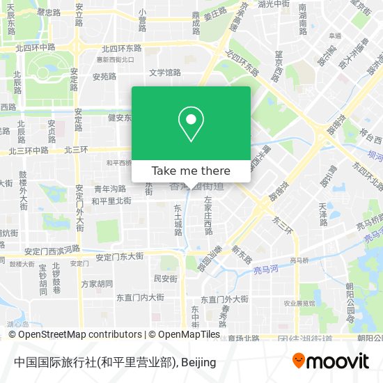 中国国际旅行社(和平里营业部) map