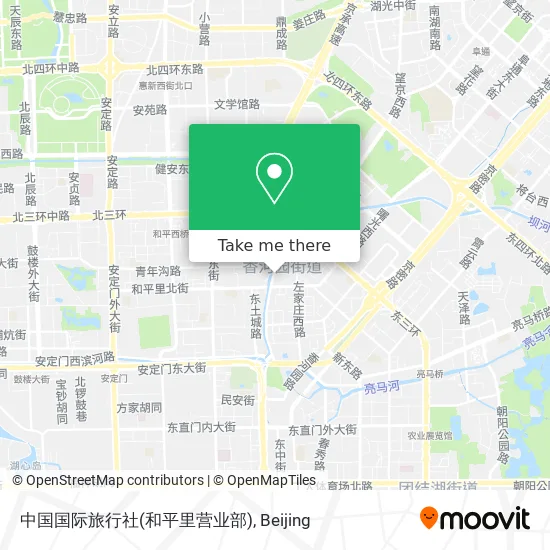 中国国际旅行社(和平里营业部) map