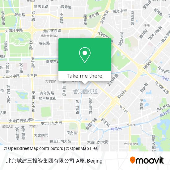 北京城建三投资集团有限公司-A座 map