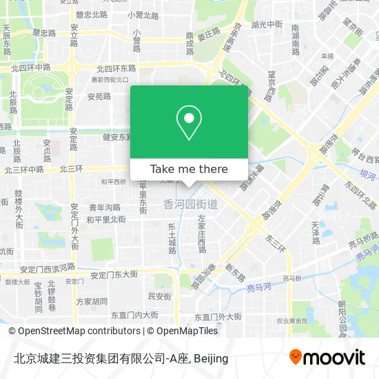 北京城建三投资集团有限公司-A座 map