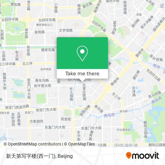 新天第写字楼(西一门) map