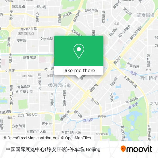 中国国际展览中心(静安庄馆)-停车场 map