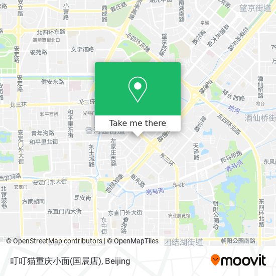 叮叮猫重庆小面(国展店) map
