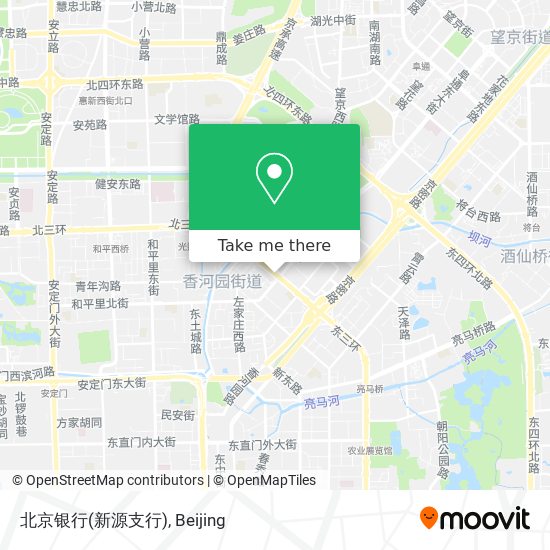 北京银行(新源支行) map