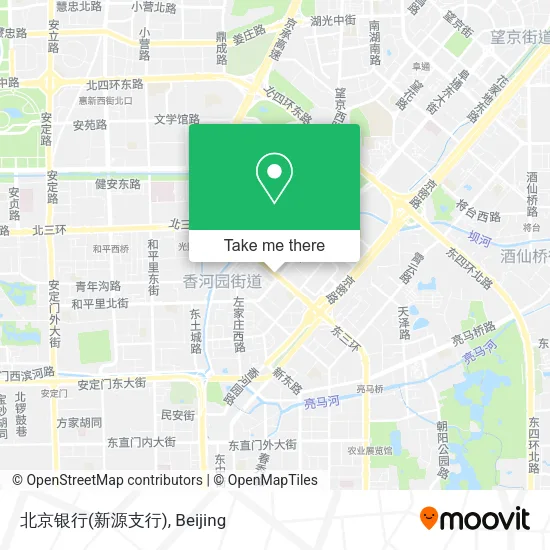 北京银行(新源支行) map
