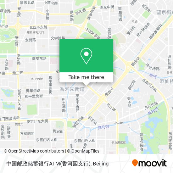 中国邮政储蓄银行ATM(香河园支行) map