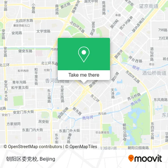 朝阳区委党校 map
