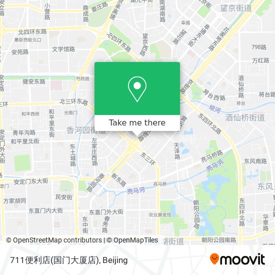 711便利店(国门大厦店) map