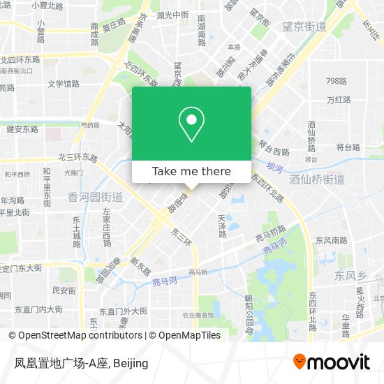 凤凰置地广场-A座 map