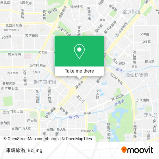 康辉旅游 map