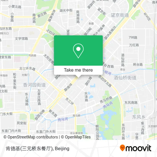 肯德基(三元桥东餐厅) map