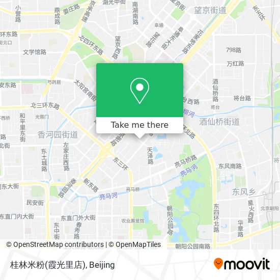 桂林米粉(霞光里店) map