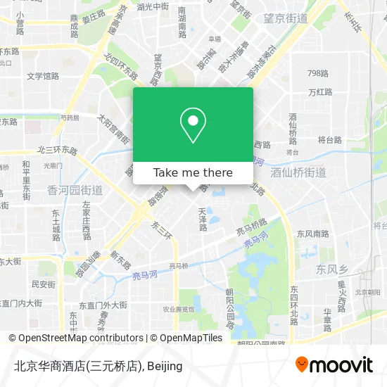 北京华商酒店(三元桥店) map