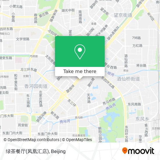 绿茶餐厅(凤凰汇店) map
