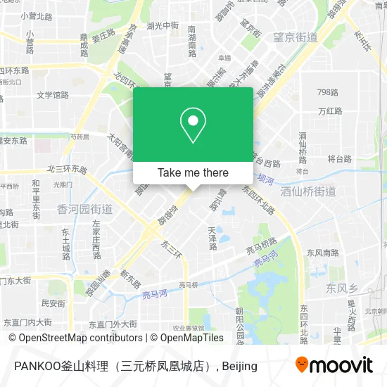 PANKOO釜山料理（三元桥凤凰城店） map