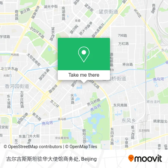 吉尔吉斯斯坦驻华大使馆商务处 map