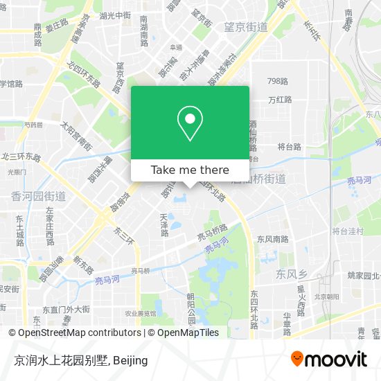 京润水上花园别墅 map