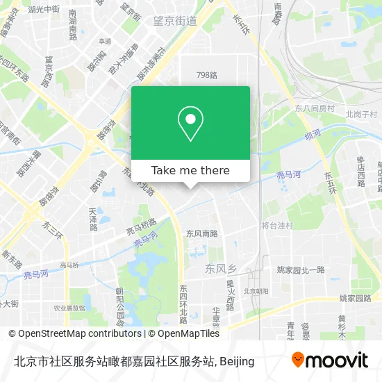 北京市社区服务站瞰都嘉园社区服务站 map
