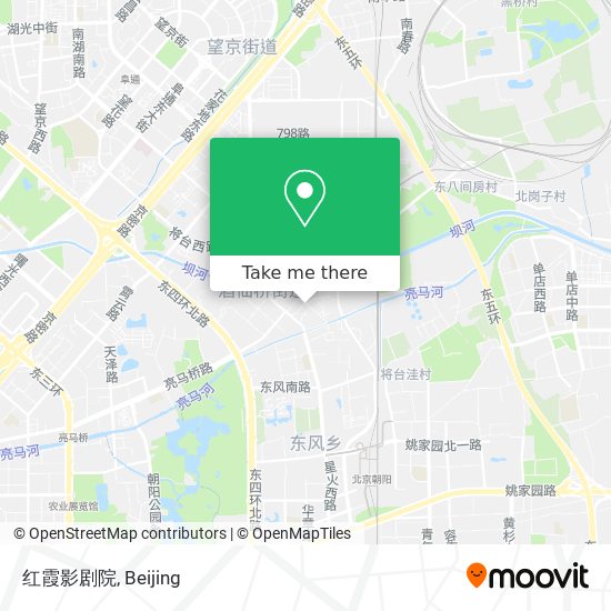 红霞影剧院 map