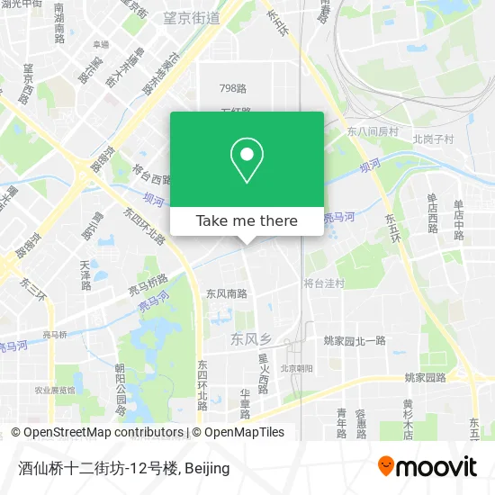 酒仙桥十二街坊-12号楼 map