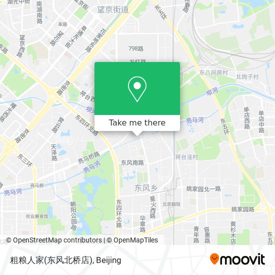 粗粮人家(东风北桥店) map