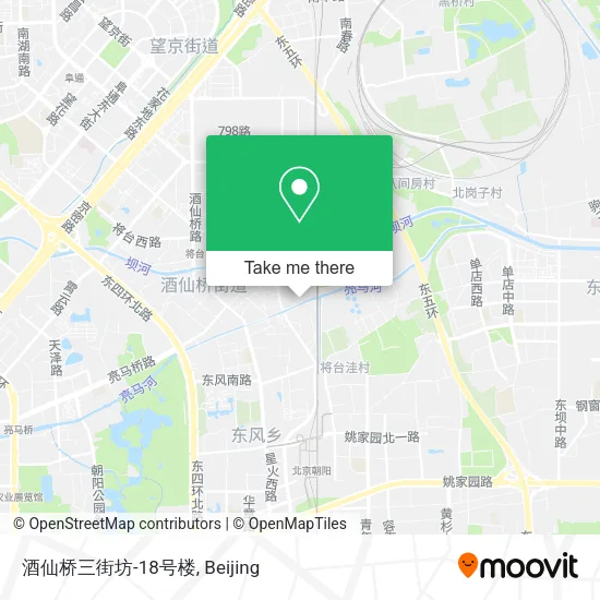 酒仙桥三街坊-18号楼 map