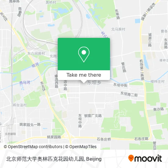 北京师范大学奥林匹克花园幼儿园 map