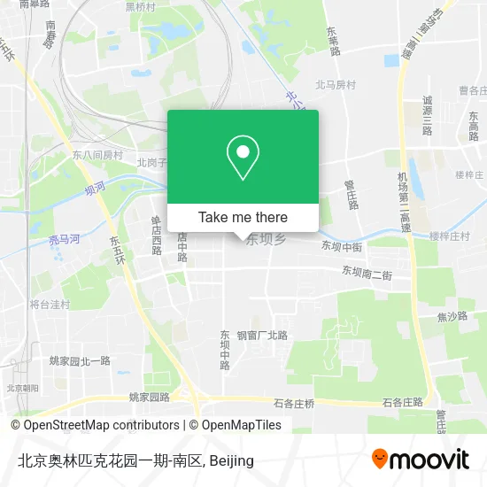 北京奥林匹克花园一期-南区 map