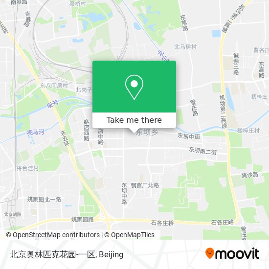 北京奥林匹克花园-一区 map