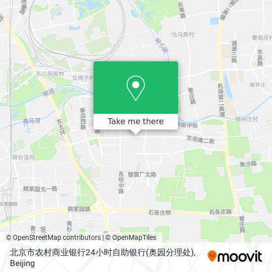 北京市农村商业银行24小时自助银行(奥园分理处) map
