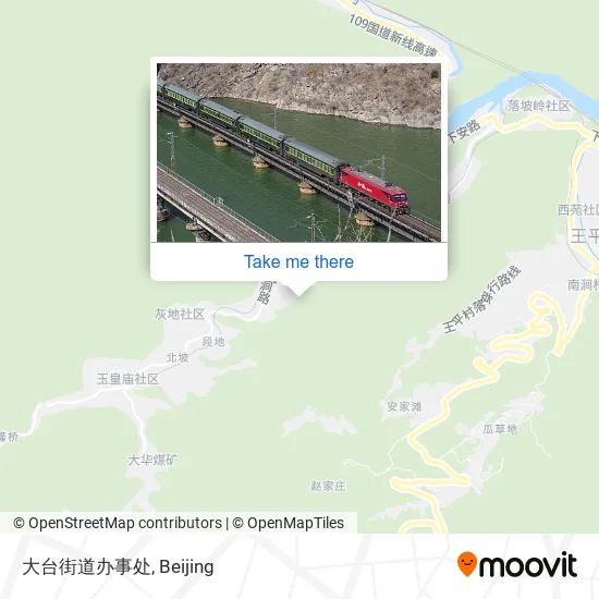 大台街道办事处 map