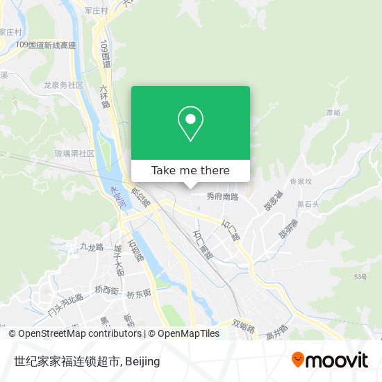 世纪家家福连锁超市 map