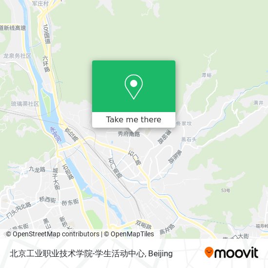 北京工业职业技术学院-学生活动中心 map