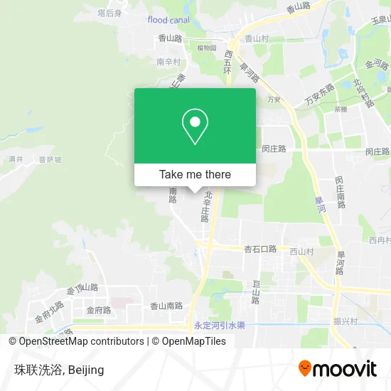 珠联洗浴 map