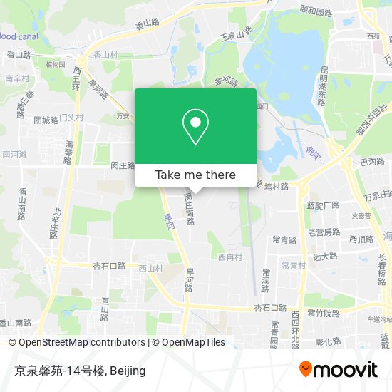 京泉馨苑-14号楼 map